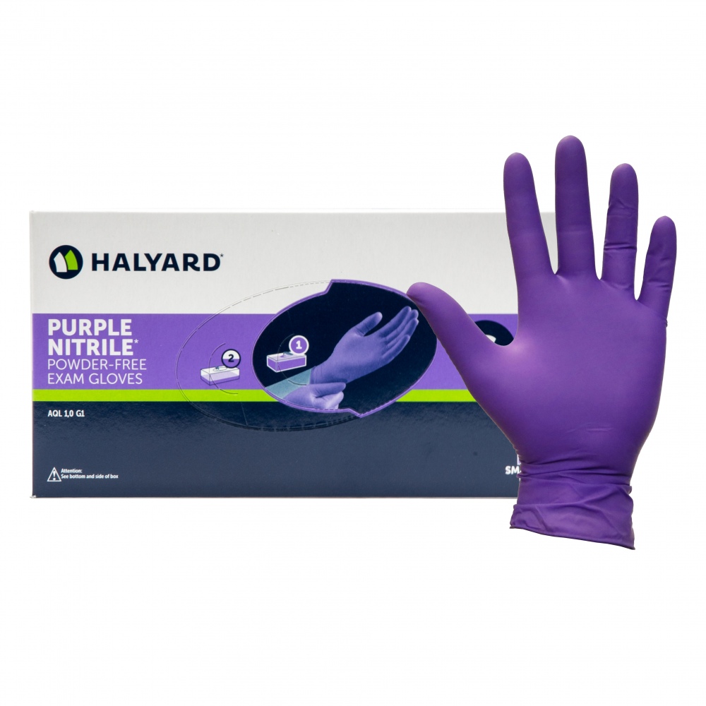 HALYARD* PURPLE NITRILE* Exam Glove 