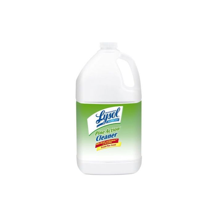 Lysol® Disinfectant Pine Action Cleaner 1 Gallon Plastic Bottle, Light to Medium Brown, Characteristic Fragrance, Liquid - 4/1GAL